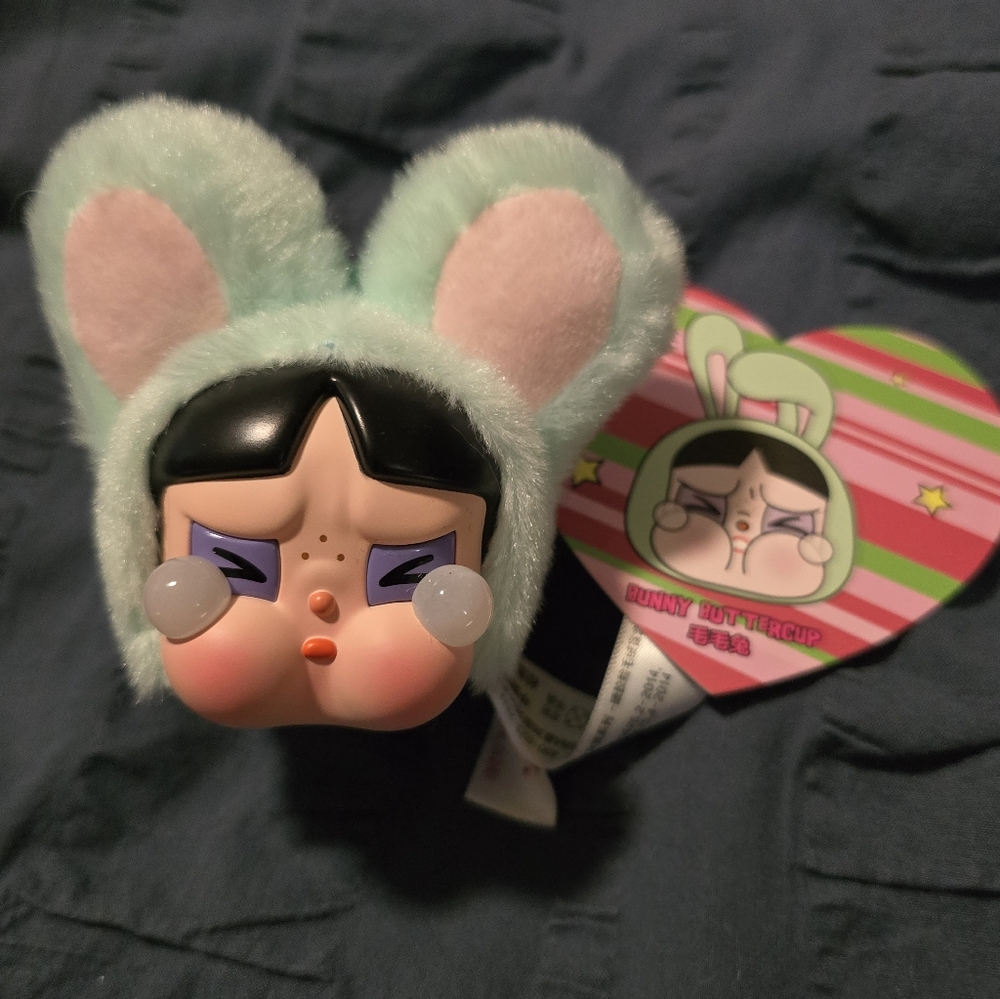 Popmart Cry Baby Powerpuff Bunny Buttercup